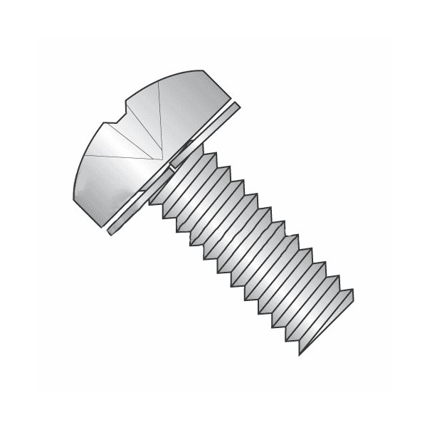 Newport Fasteners M4-0.70 x 6 mm Phillips Pan Machine Screw, Plain 18-8 Stainless Steel, 5000 PK 138369-BR-5000 - main